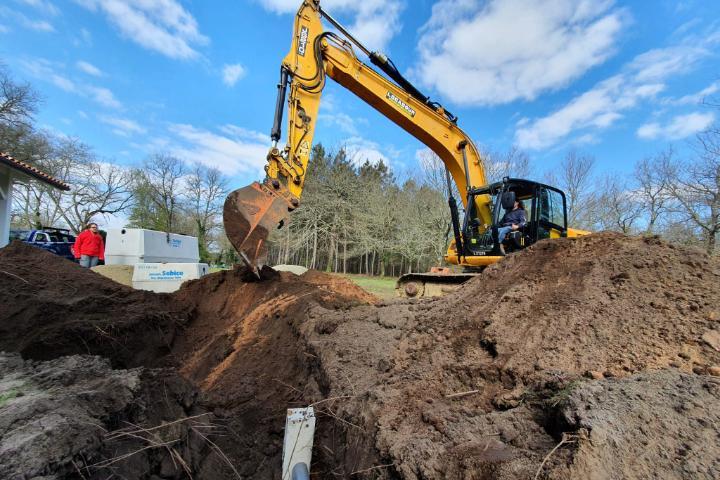 Travaux de terrassement à Mont-de-Marsan