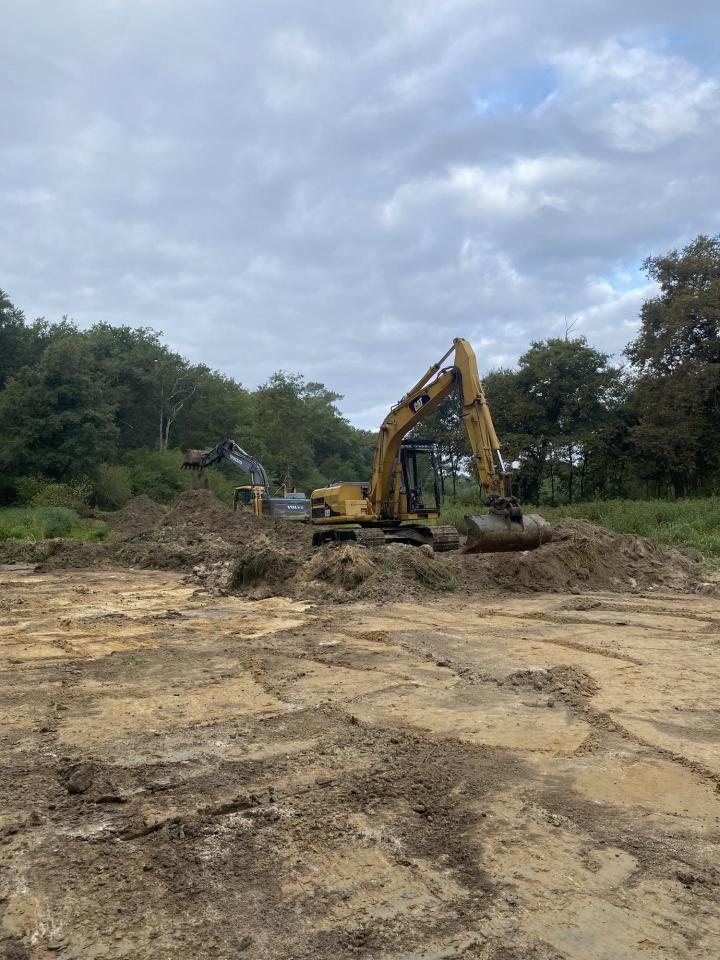 Travaux d’enrochement à Mont-de-Marsan