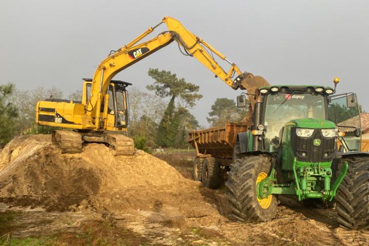 Travaux de terrassement à Mont-de-Marsan